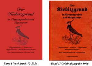 Heimatbücher Kiebitzgrund Band I und Band II